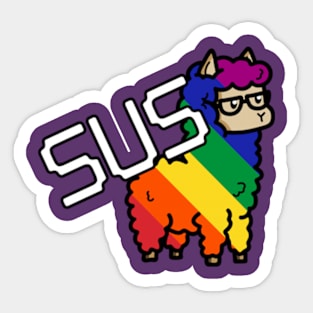 Llama Sus Sticker